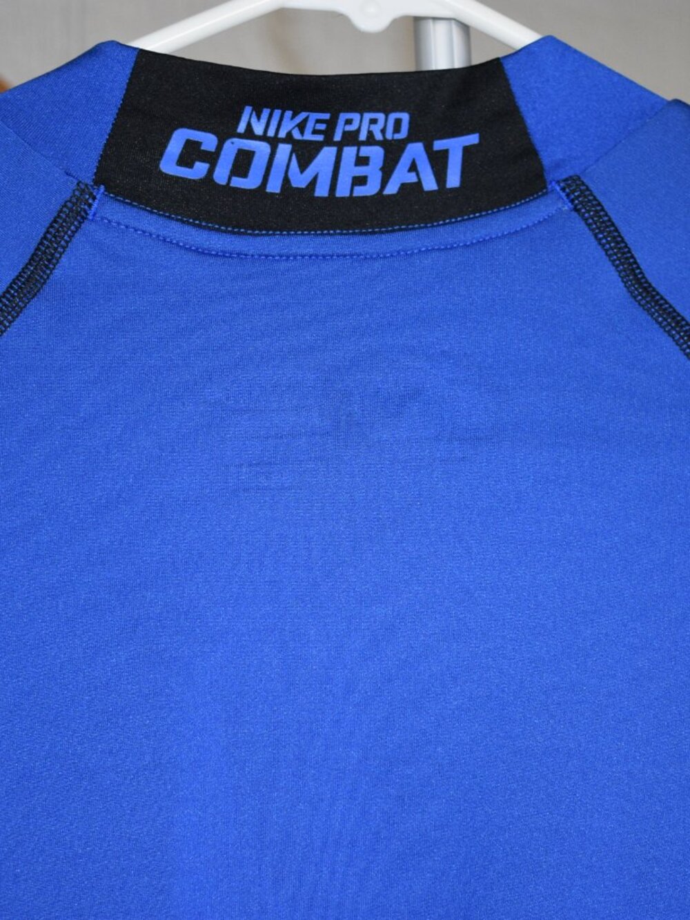 Nike Pro Combat Hyperwarm Dri-Fit Royal Blue Compression Shirt XXL